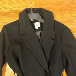 GAP Wool Blend Wrap Coat